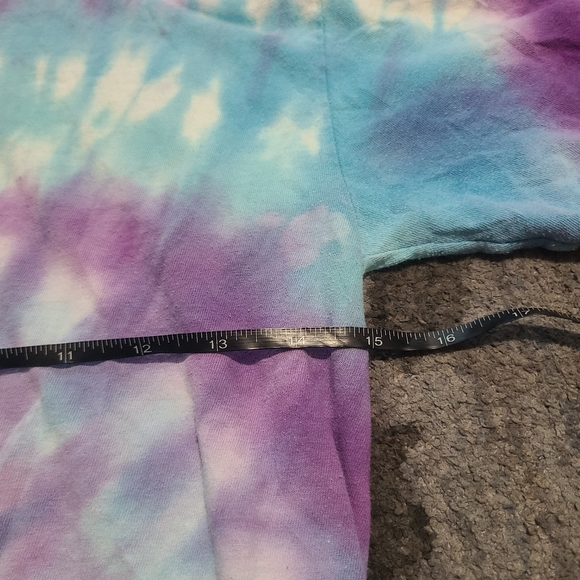 Purple and Blue Tie-dye Tee sz S - Picture 7 of 8
